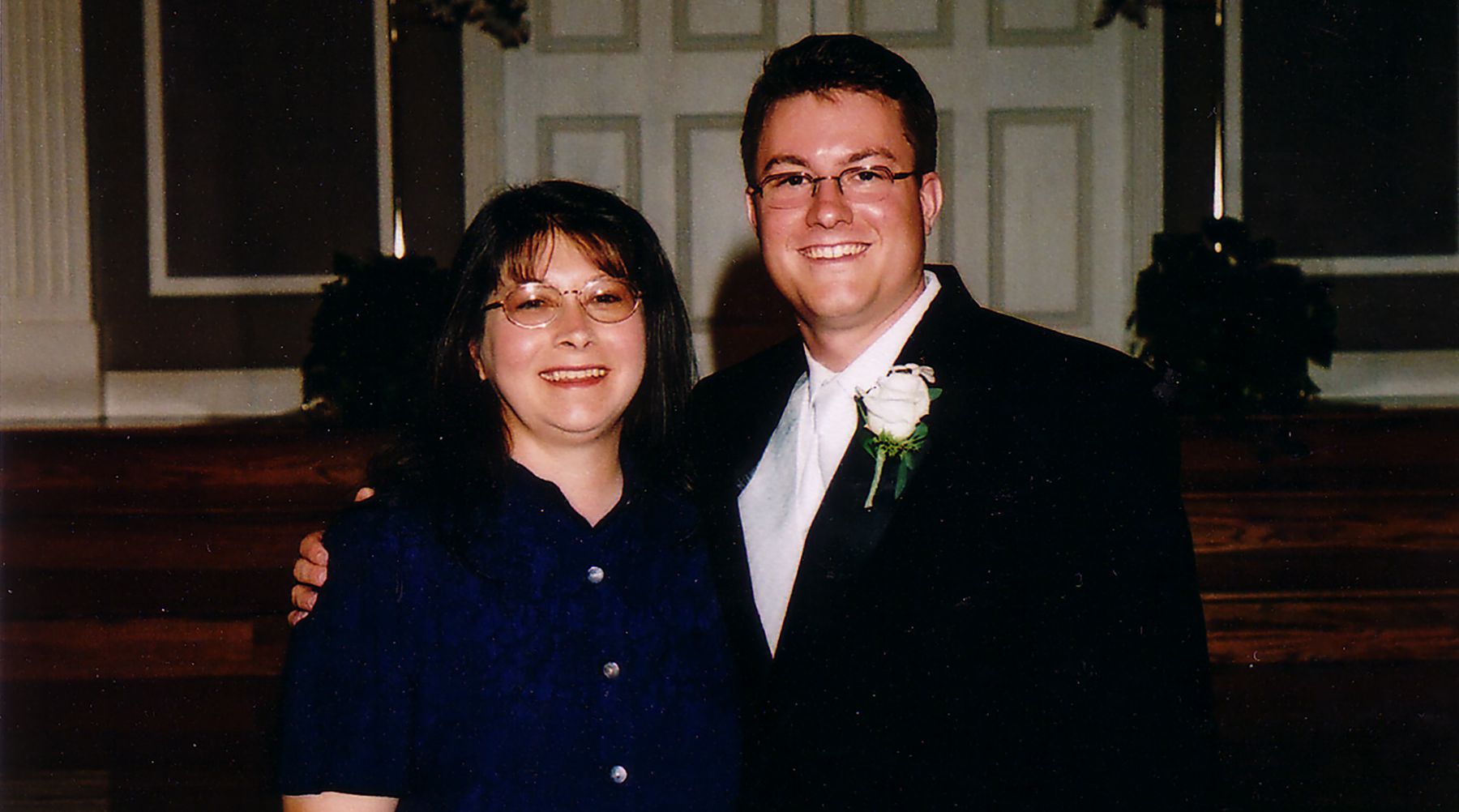 Me with my Mom at Rachel's and my wedding